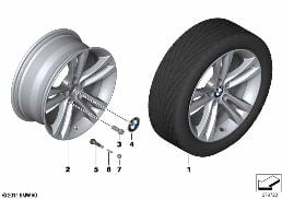 BMW LA WHEEL DOUBLE SPOKE 397 - 18''