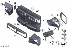 AIR DUCTS diagram for BMW 5 Series F11 550i