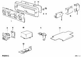 สวิตช์ร่วมที่ยกกระจกหน้าต่างไฟฟ้า diagram for BMW 5 Series E12 518