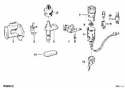 VARIOUS SWITCHES diagram for BMW 8 Series E31 850Ci