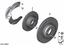 FRONT BRAKE / BRAKE DISC