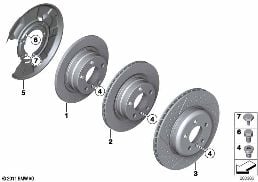 REAR WHEEL BRAKE / BRAKE DISC