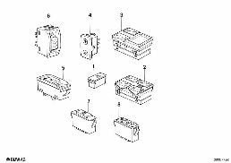 VARIOUS SWITCHES diagram for BMW 8 Series E31 850Ci