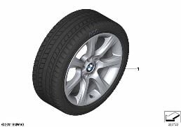 WINTER WHEEL W.TIRE STAR SP.396 - 18