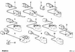 MICROSWITCH diagram for BMW 8 Series E31 850Ci