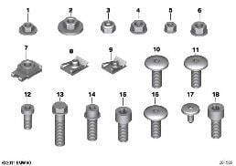 ARMOR PLATE MOUNTING PARTS