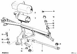 WIPER diagram for BMW 3 Series E30 325ix