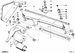 WIPER diagram for BMW 3 Series E30 318i