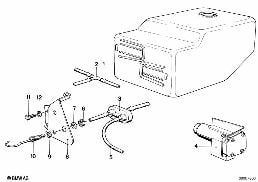 SINGLE PARTS FOR HEAD LAMP CLEANING diagram for BMW 3 Series E21 318
