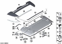 FOLDING TOP COMPARTMENT LID