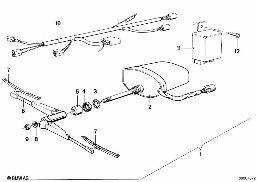 Kit de montage pour lave-phares diagram for BMW 3 Series E21 318i