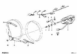 SINGLE PARTS FOR HEAD LAMP CLEANING diagram for BMW 3 Series E30 318i