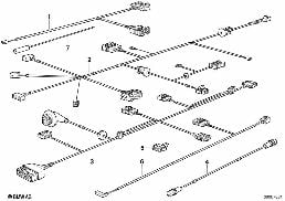 WIRING SET diagram for BMW 8 Series E31 850Ci
