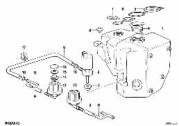 HEADLIGHT CLEANING SYSTEM diagram for BMW 8 Series E31 850Ci