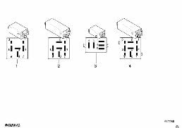 VARIOUS RELAYS diagram for BMW 8 Series E31 850Ci