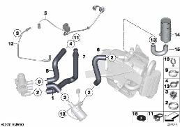 AUXILIARY HEATING diagram for BMW 5 Series F11 LCI M550dX