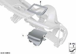 HEAD-UP DISPLAY diagram for BMW 3 Series F34 GT 328i