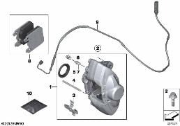 REAR BRAKE / BRAKE PAD / WEAR SENSOR