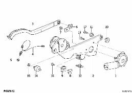 個別部品､R ウィンドウ ウォッシャー diagram for BMW 5 Series E34 525tds