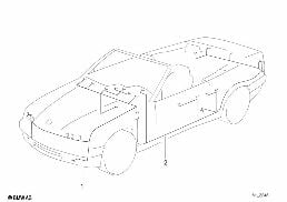 電線束 部分 前部 diagram for BMW 3 Series E36 M3