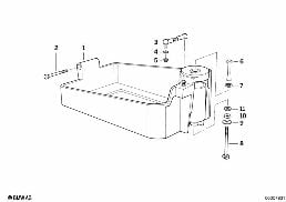 零件 減振器 diagram for BMW 3 Series E36 M3