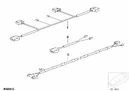 導線束 折疊式軟頂 / 硬車頂 diagram for BMW 3 Series E36 M3