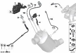 DIESEL PART.FILTER SENS./MOUNTING PARTS