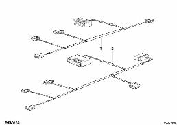WIRING SET STEERING COLUMN MECHANISM diagram for BMW 7 Series E38 730iL