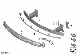 CARRIER, FRONT diagram for BMW Z4 E89 30i