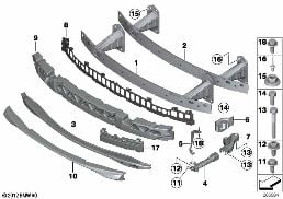 CARRIER, FRONT diagram for BMW 1 Series E82 118d