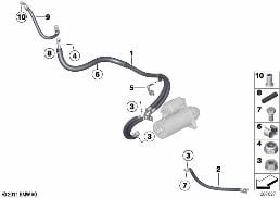 CABLE, STARTER diagram for BMW 4 Series F33 420i