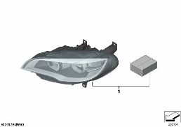 後付けセット LED ヘッドライト diagram for BMW X6 E71 30dX
