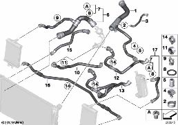 COOLING SYSTEM COOLANT HOSES