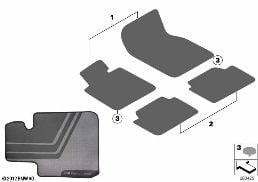 M PERFORMANCE FLOORMATS