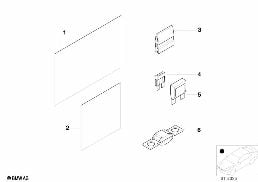 Composants de boîte à fusibles diagram for BMW 5 Series E39 525td