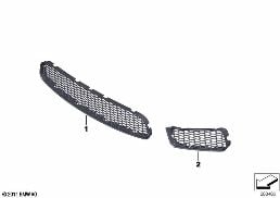 M TRIM DECOR ELEMENTS, FRONT diagram for BMW 6 Series F06 Gran Coupé LCI M6