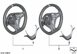 M PERFORMANCE STEERING WHEEL W/O DISPLAY