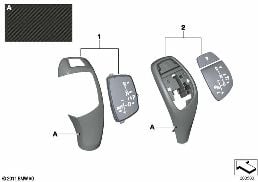 M PERFORMANCE TRIM, GEAR SELECTOR SWITCH
