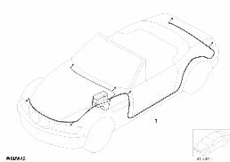 MAIN WIRING HARNESS diagram for BMW Z3 E36 1.9