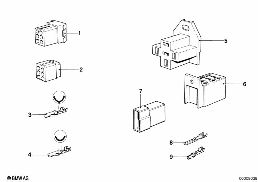 插头/插头外壳 diagram for BMW R45-R65LS..78-85 R65LS