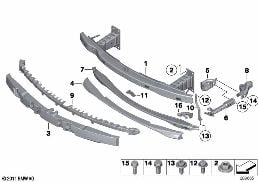 CARRIER, FRONT diagram for BMW 3 Series E93 335i