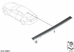THIRD STOPLAMP diagram for BMW 6 Series F06 Gran Coupé 650i