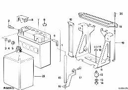 batterie diagram for BMW R 65, R 65 RT, R 80, R 80 RT (85-95) 65