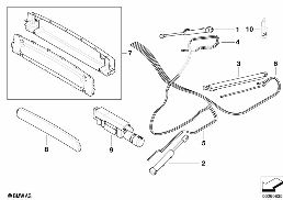 FOLDING-TOP, HYDRAULIC diagram for BMW 6 Series E64 LCI 630i