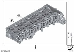 Testata diagram for BMW X5 F15 M50dX