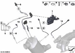 DIESEL PART.FILTER SENS./MOUNTING PARTS