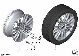 BMW LA WHEEL M STAR-SPOKE 403 - 19''