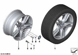 BMW LA WHEEL M STAR-SPOKE 400 - 18''