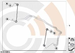 REPAIR KIT FOR ANTI-ROLL BAR LINKS diagram for BMW X5 E53 4.8is