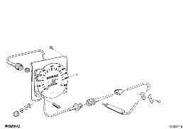 SPEEDOMETER diagram for BMW 3 Series E21 320